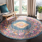 Safavieh Madison 133 Rug, MAD133 - BLUE / FUCHSIA