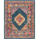 Safavieh Madison 133 Rug, MAD133 - BLUE / FUCHSIA
