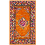 Safavieh Madison 133 Rug, MAD133 - ORANGE / FUCHSIA