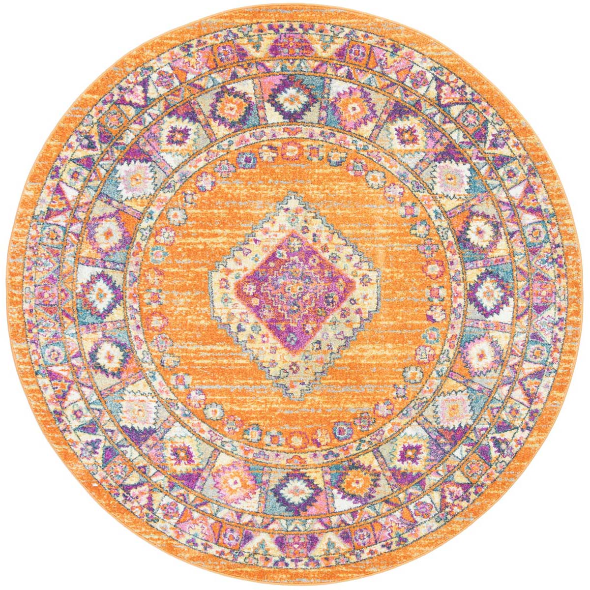 Safavieh Madison 133 Rug, MAD133 - ORANGE / FUCHSIA