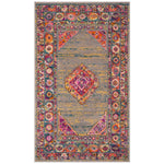Safavieh Madison 133 Rug, MAD133 - LIGHT GREY / FUCHSIA