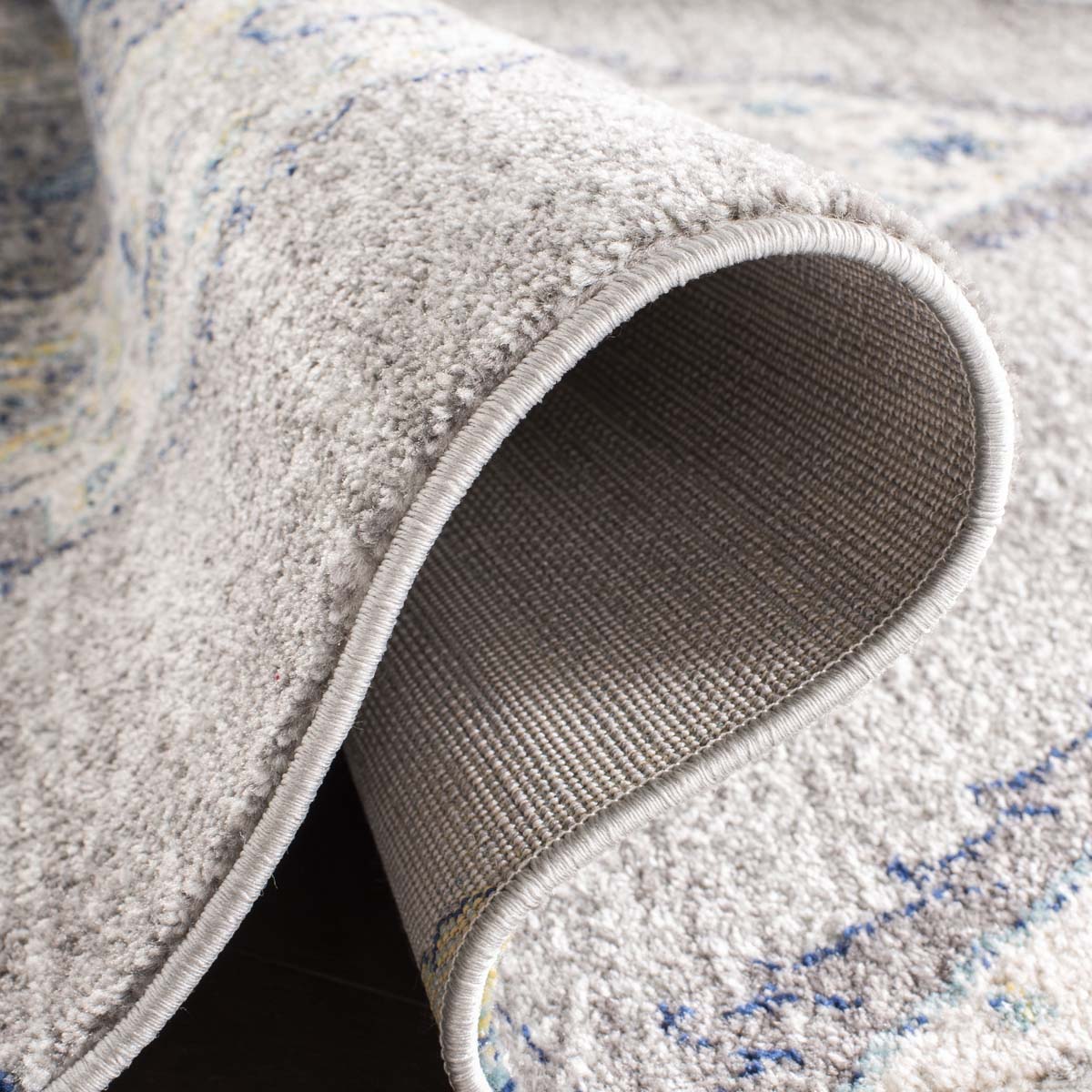 Safavieh Madison 153 Rug, MAD153 - LIGHT GREY / BLUE