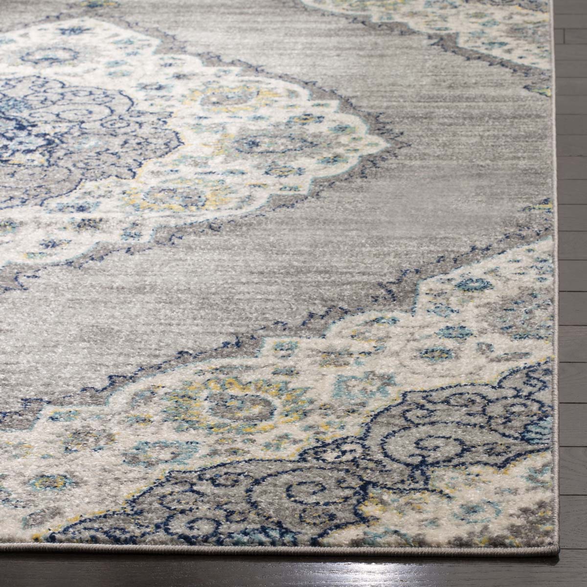 Safavieh Madison 153 Rug, MAD153 - LIGHT GREY / BLUE