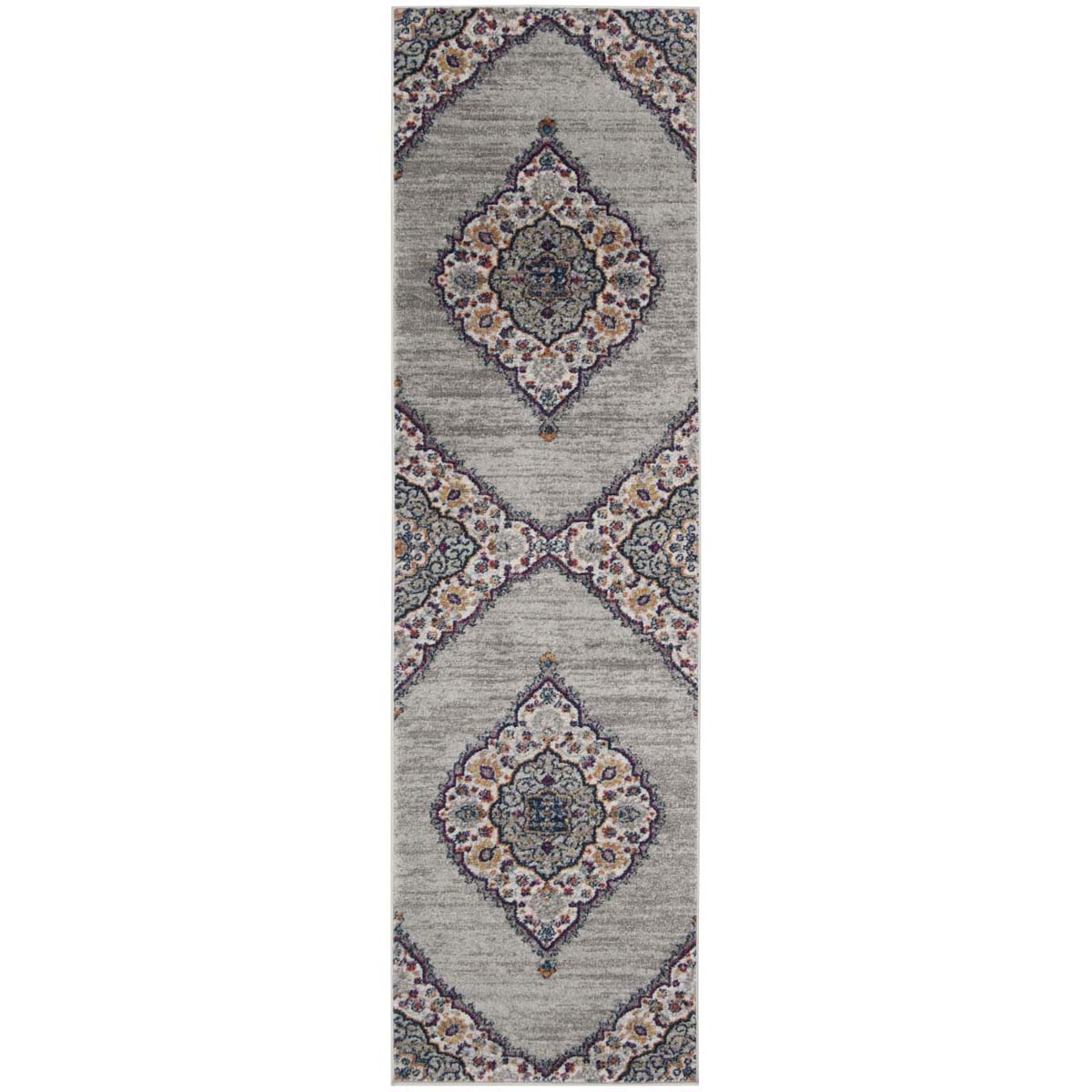Safavieh Madison 153 Rug, MAD153 - LIGHT GREY / FUCHSIA