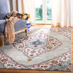 Safavieh Madison 153 Rug, MAD153 - LIGHT GREY / FUCHSIA