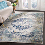 Safavieh Madison 158 Rug, MAD158 - LIGHT GREY / BLUE