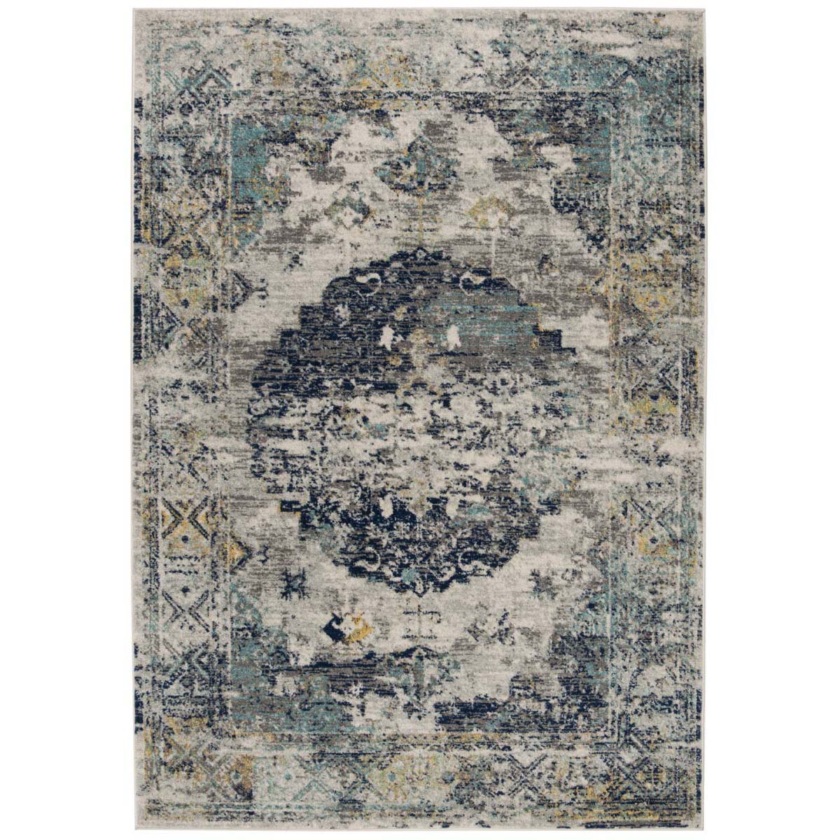 Safavieh Madison 158 Rug, MAD158 - LIGHT GREY / BLUE