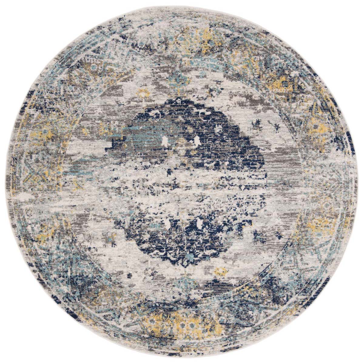 Safavieh Madison 158 Rug, MAD158 - LIGHT GREY / BLUE
