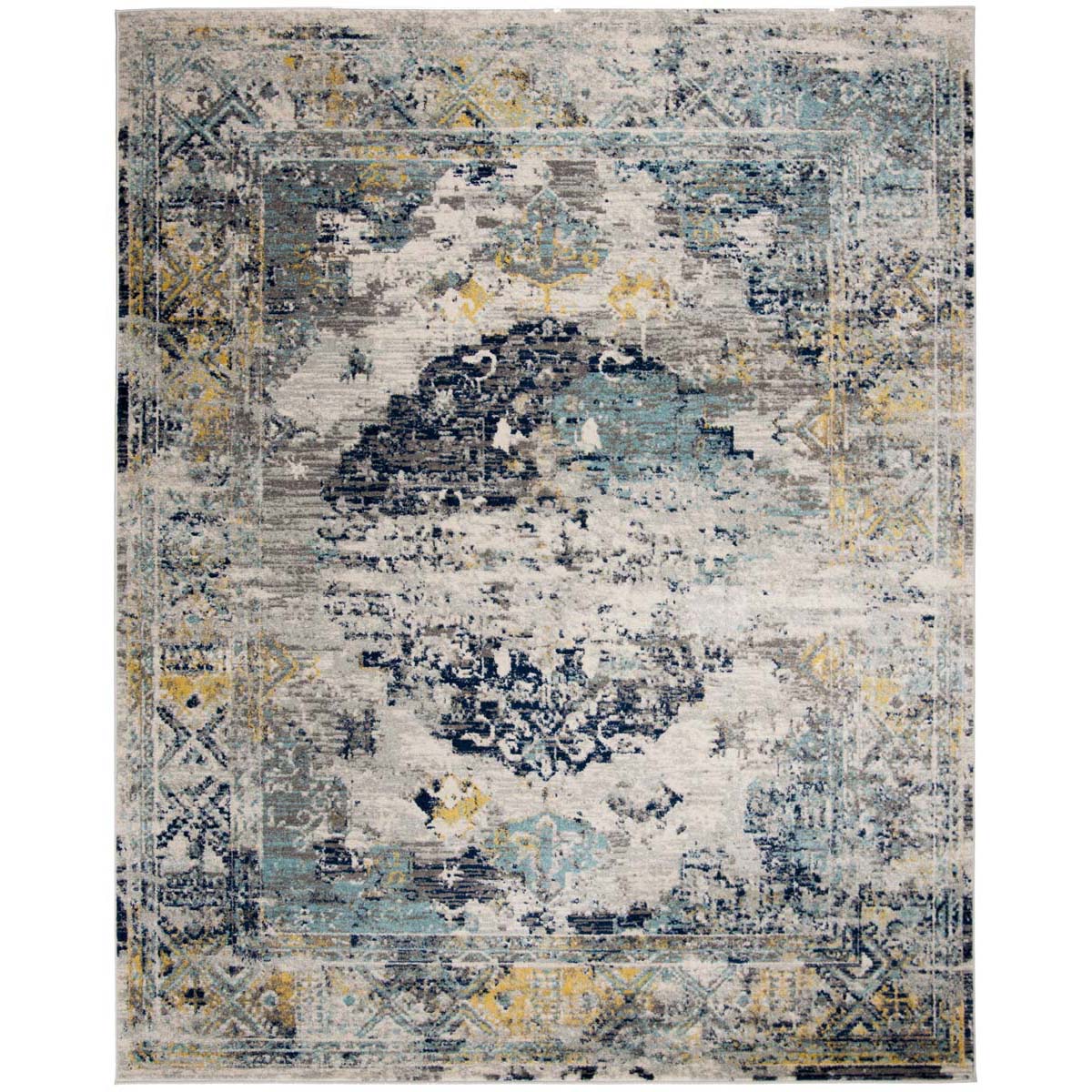 Safavieh Madison 158 Rug, MAD158 - LIGHT GREY / BLUE