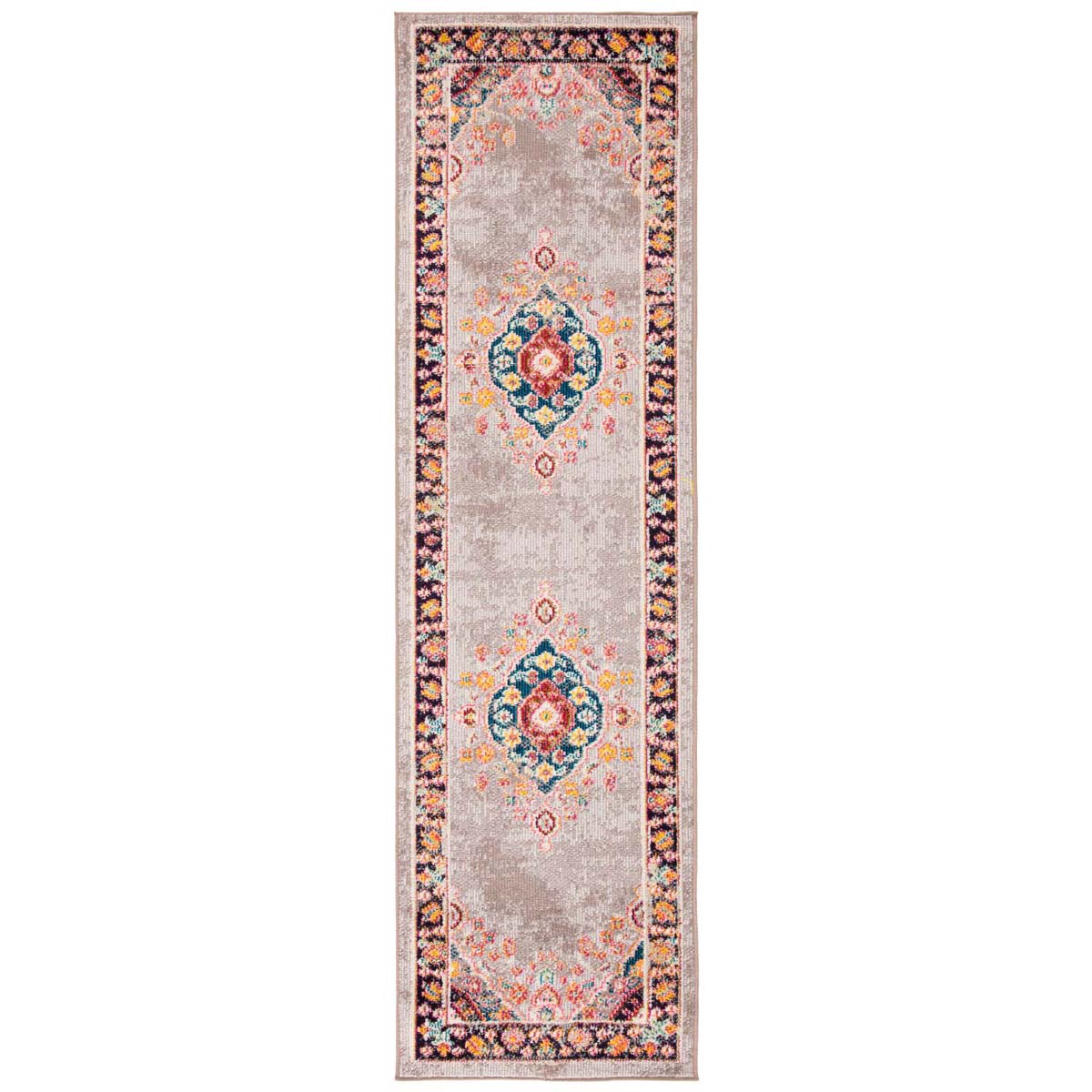 Safavieh Madison 252 Rug, MAD252 - GREY / FUCHSIA