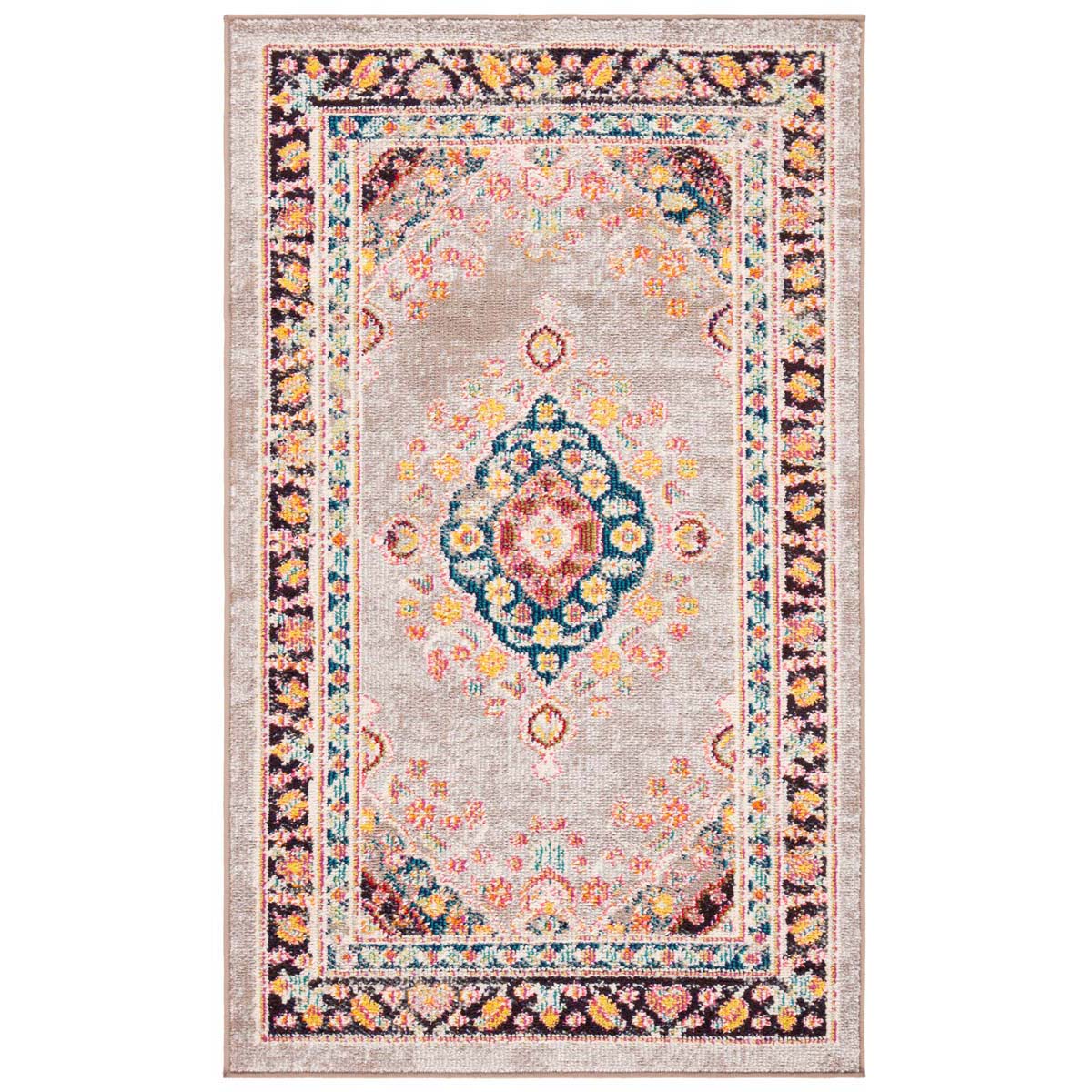 Safavieh Madison 252 Rug, MAD252 - GREY / FUCHSIA