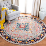Safavieh Madison 252 Rug, MAD252 - GREY / FUCHSIA