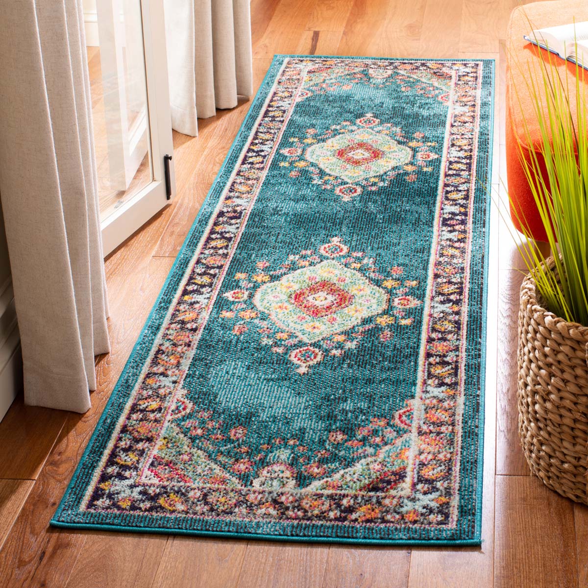 Safavieh Madison 252 Rug, MAD252 - NAVY / TURQUOISE