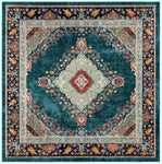 Safavieh Madison 252 Rug, MAD252 - NAVY / TURQUOISE