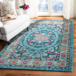 Safavieh Madison 306 Rug, MAD306 - LIGHT BLUE / FUCHSIA