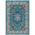 Safavieh Madison 306 Rug, MAD306 - LIGHT BLUE / FUCHSIA