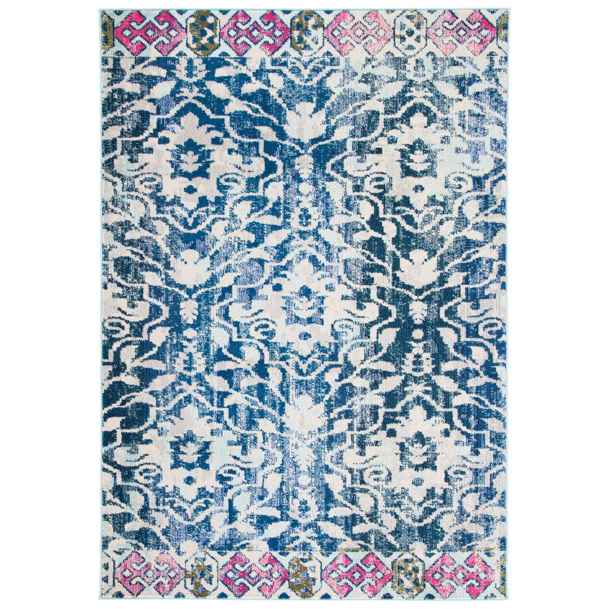 Safavieh Madison 444 Rug, MAD444 - NAVY / IVORY