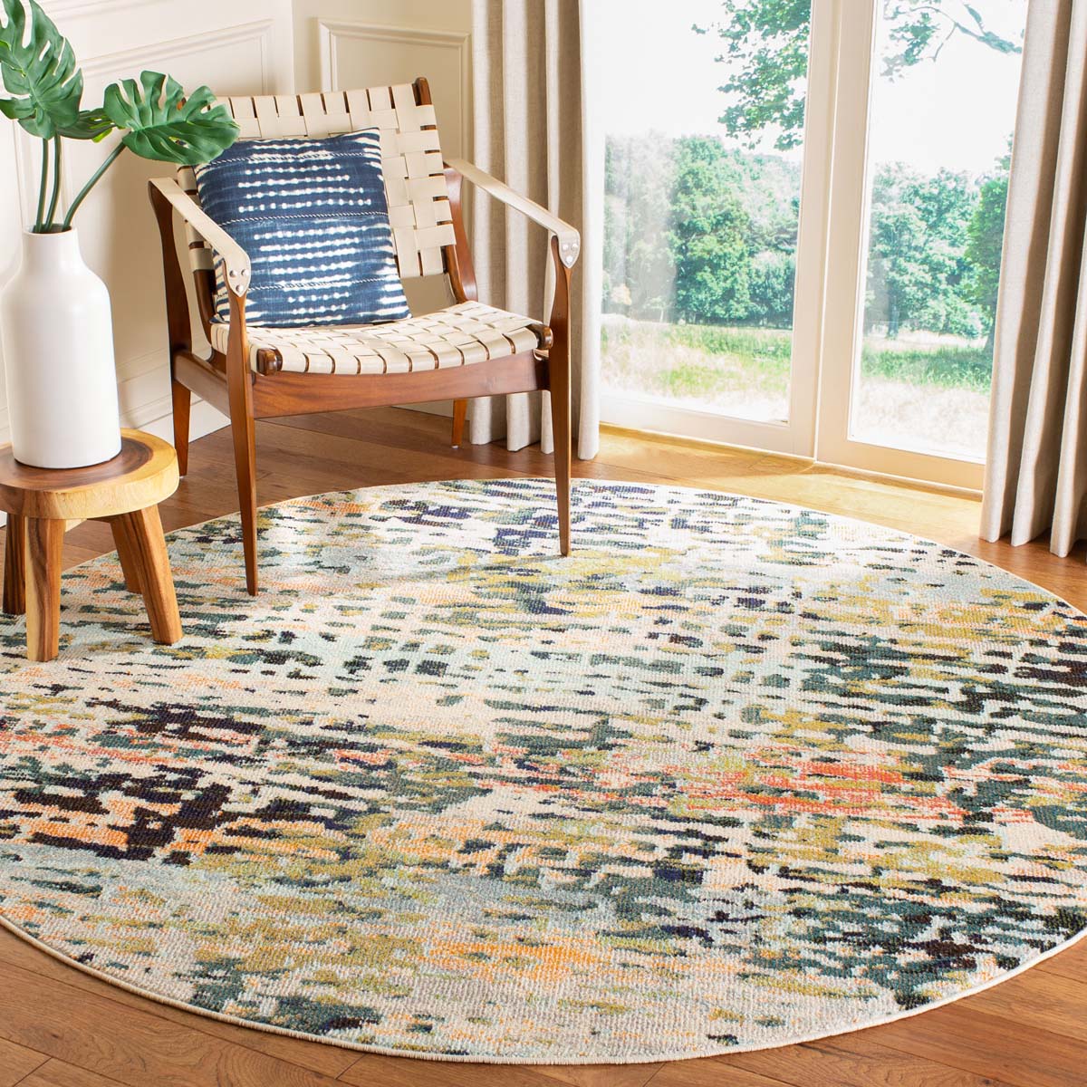 Safavieh Madison 454 Rug, MAD454 - BEIGE / NAVY