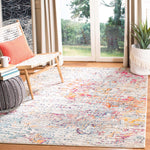 Safavieh Madison 454 Rug, MAD454 - LIGHT BLUE / ORANGE