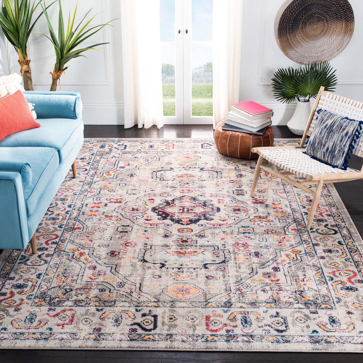 Safavieh Madison 468 Rug, MAD468 - GREY / BLUE