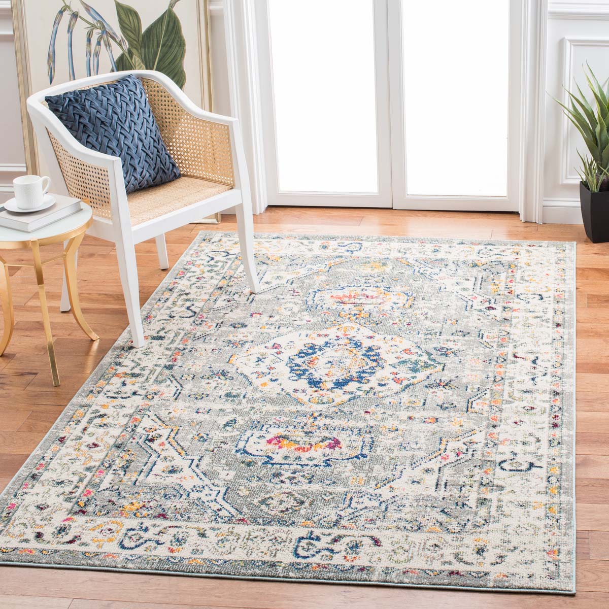 Safavieh Madison 468 Rug, MAD468 - GREY / IVORY