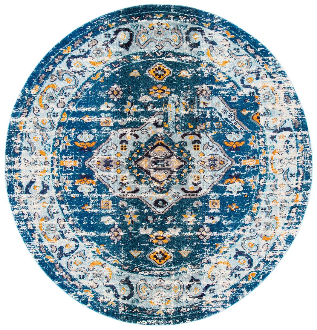 Safavieh Madison 468 Rug, MAD468 - DARK BLUE / LIGHT BLUE