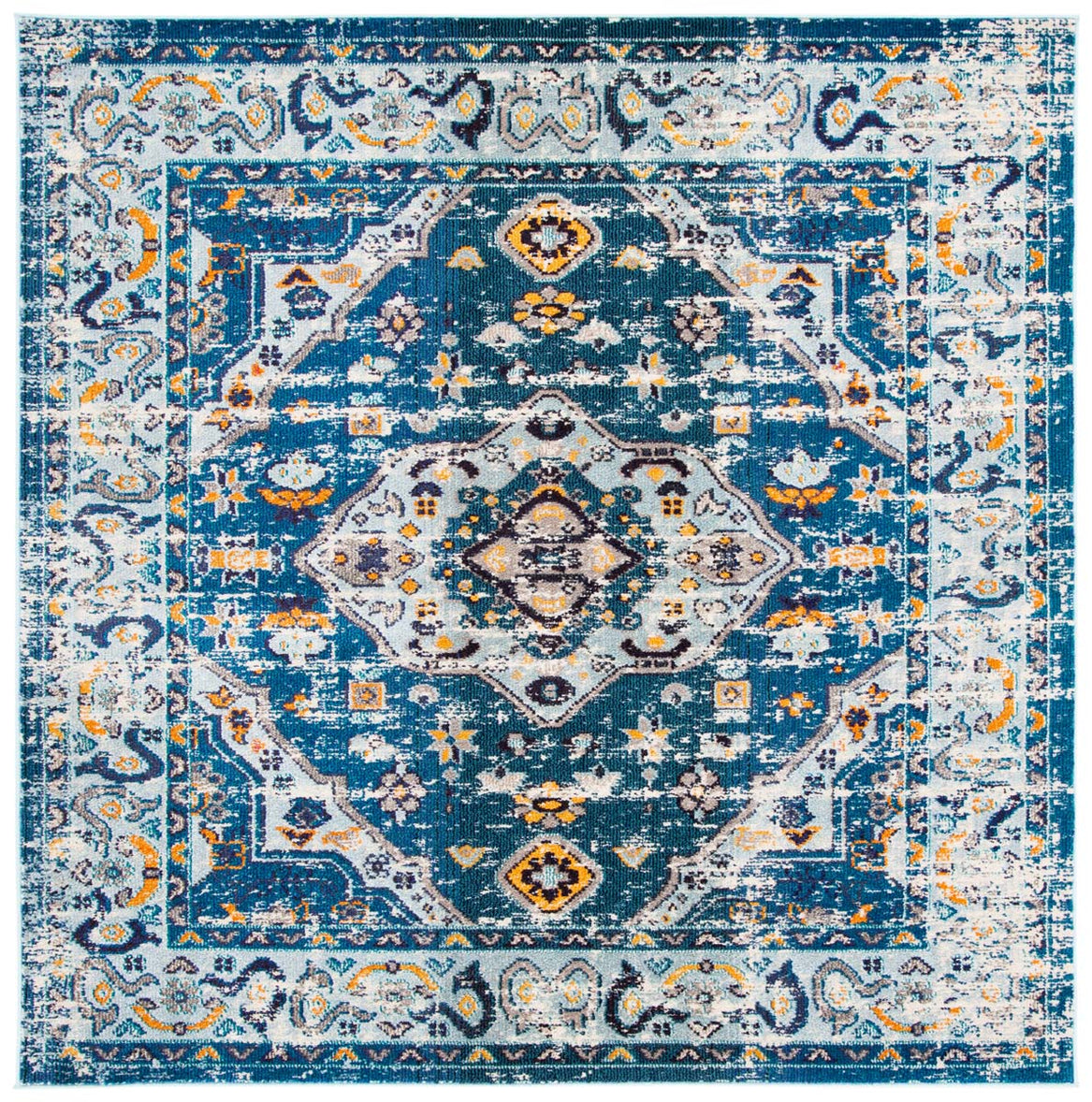 Safavieh Madison 468 Rug, MAD468 - DARK BLUE / LIGHT BLUE