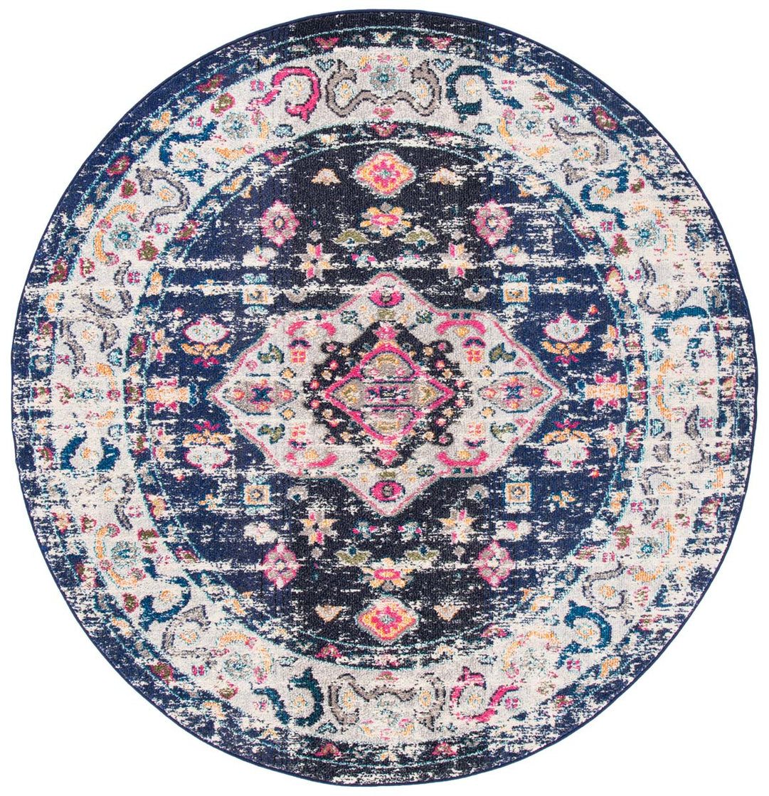 Safavieh Madison 468 Rug, MAD468 - NAVY / IVORY