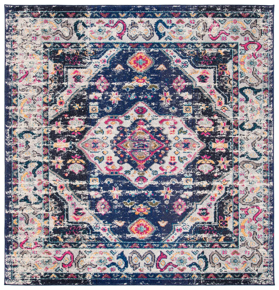 Safavieh Madison 468 Rug, MAD468 - NAVY / IVORY