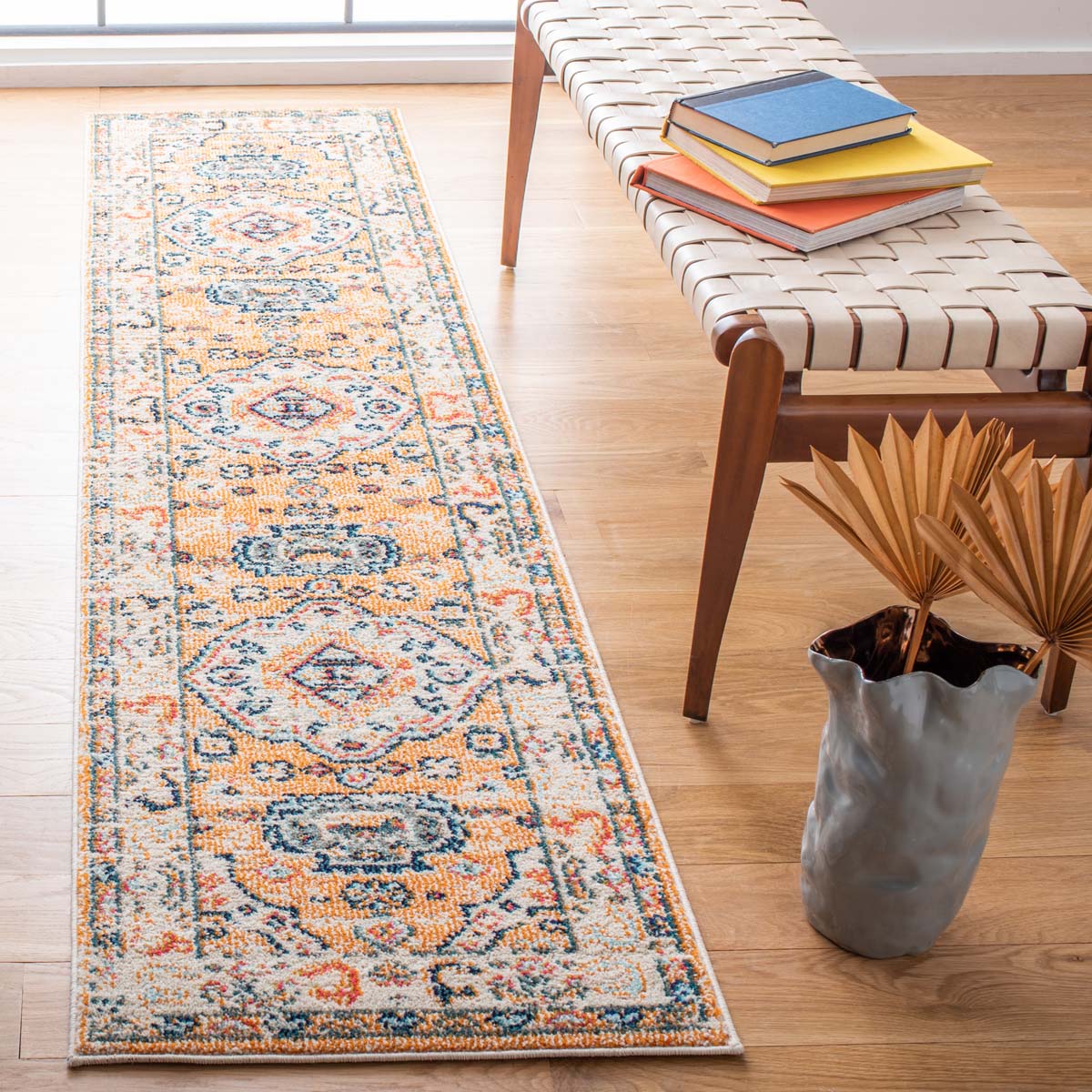 Safavieh Madison 468 Rug, MAD468 - ORANGE / IVORY