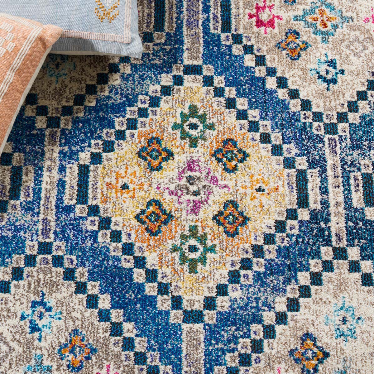 Safavieh Madison 481 Rug, MAD481 - BLUE / BEIGE