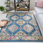 Safavieh Madison 481 Rug, MAD481 - BLUE / BEIGE