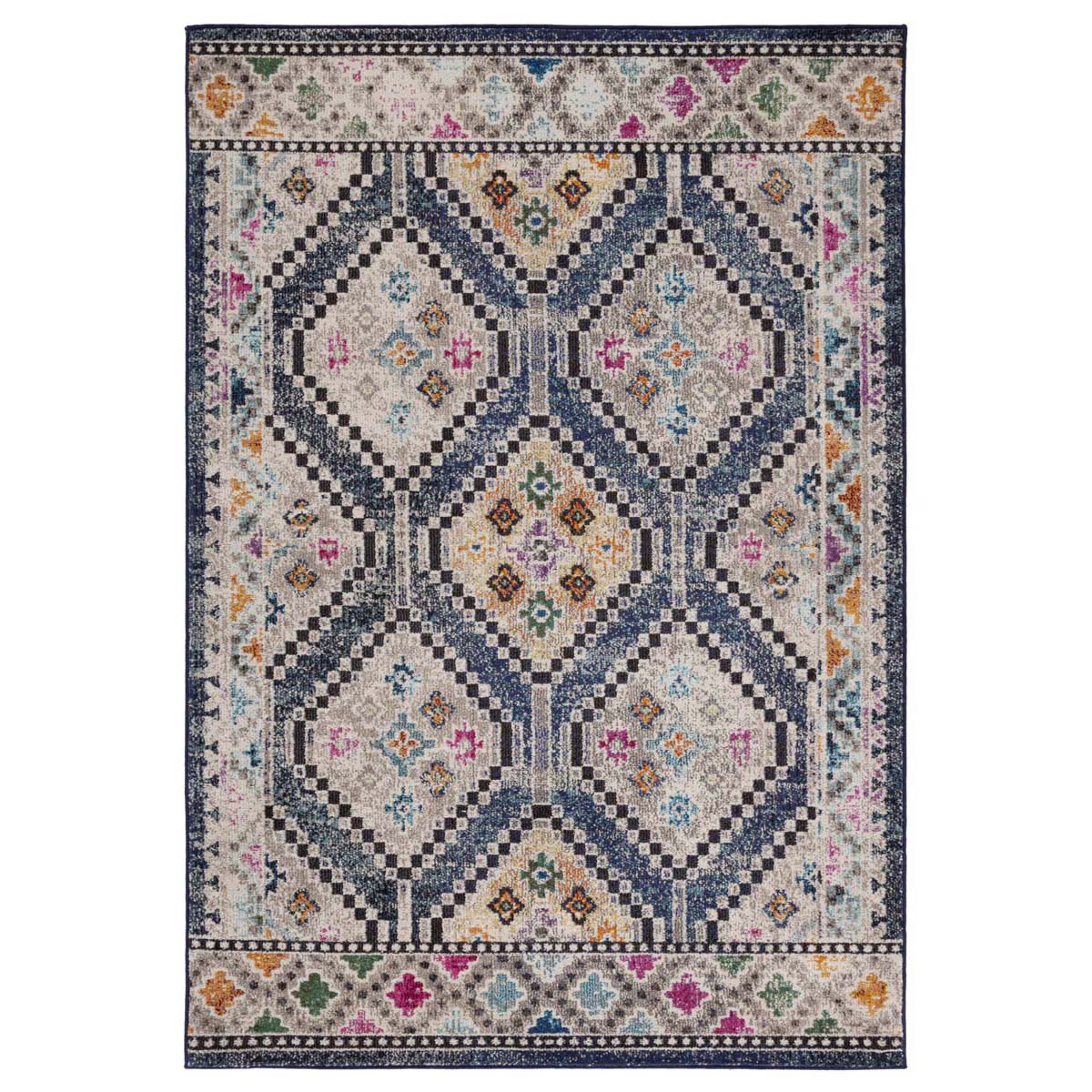 Safavieh Madison 481 Rug, MAD481 - NAVY / BEIGE
