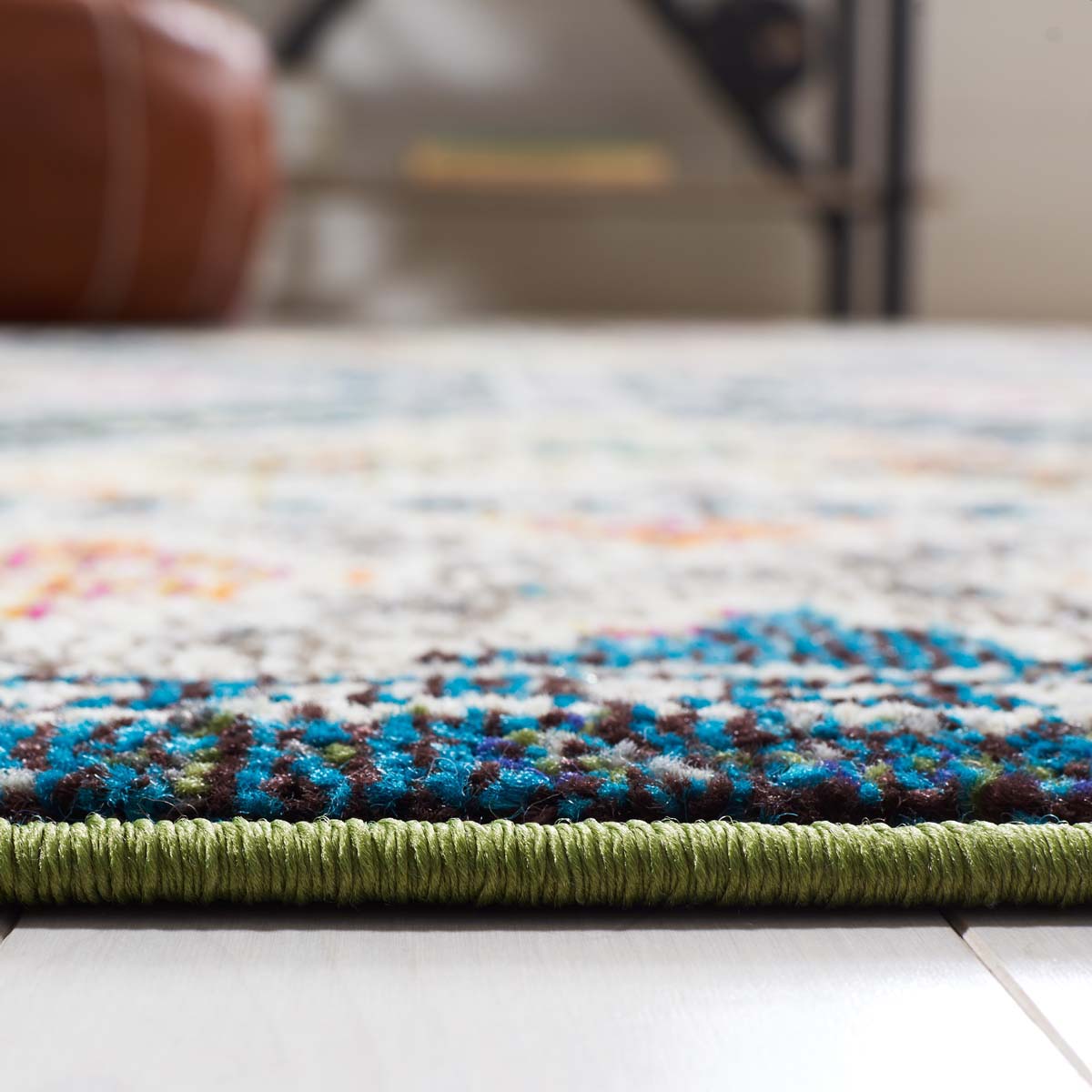 Safavieh Madison 481 Rug, MAD481 - DARK GREEN / BEIGE