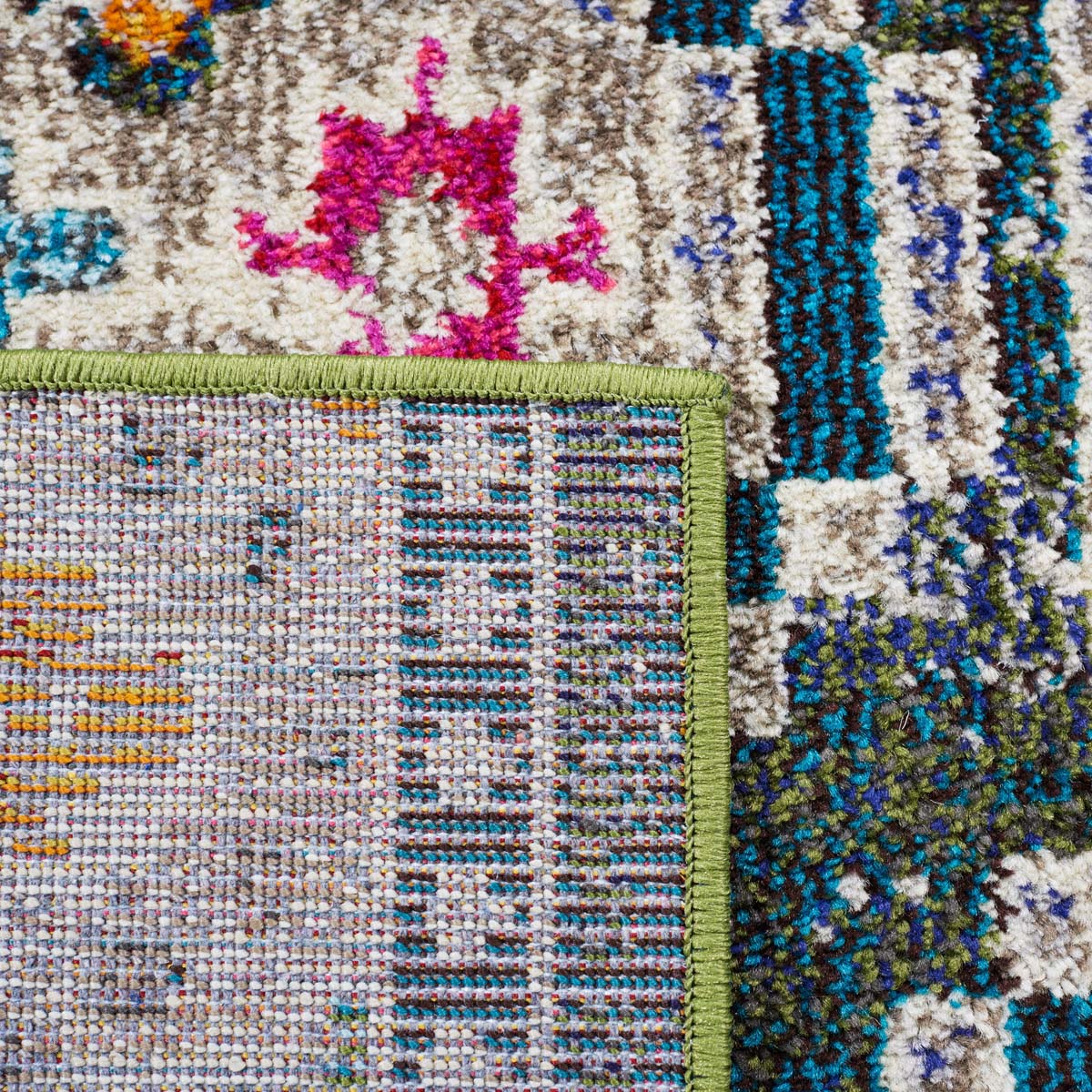 Safavieh Madison 481 Rug, MAD481 - DARK GREEN / BEIGE