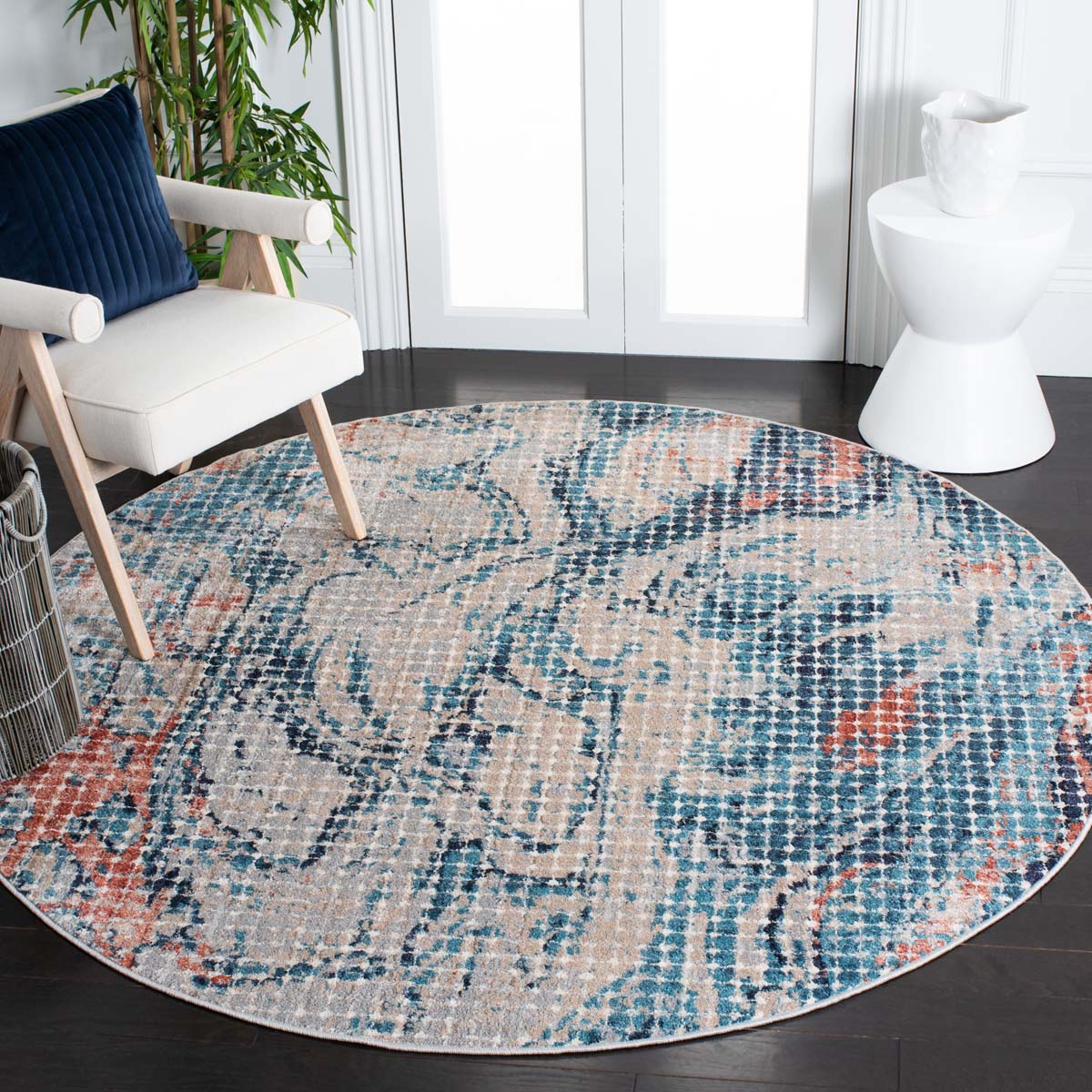Safavieh Madison 492 Rug, MAD492 - GREY / BLUE