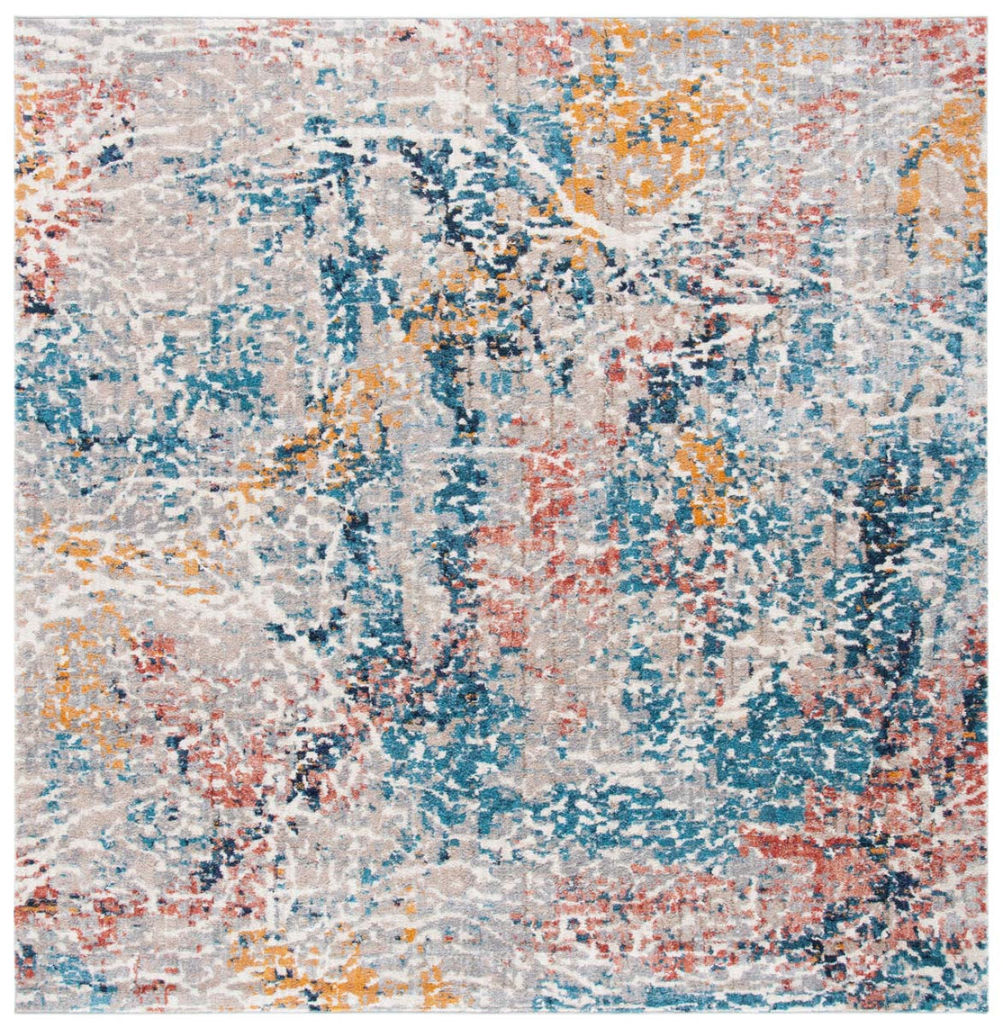 Safavieh Madison 494 Rug, MAD494 - GREY / ORANGE