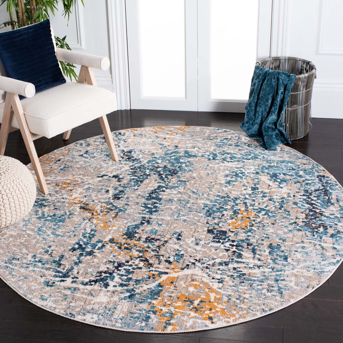 Safavieh Madison 494 Rug, MAD494 - GREY / BLUE