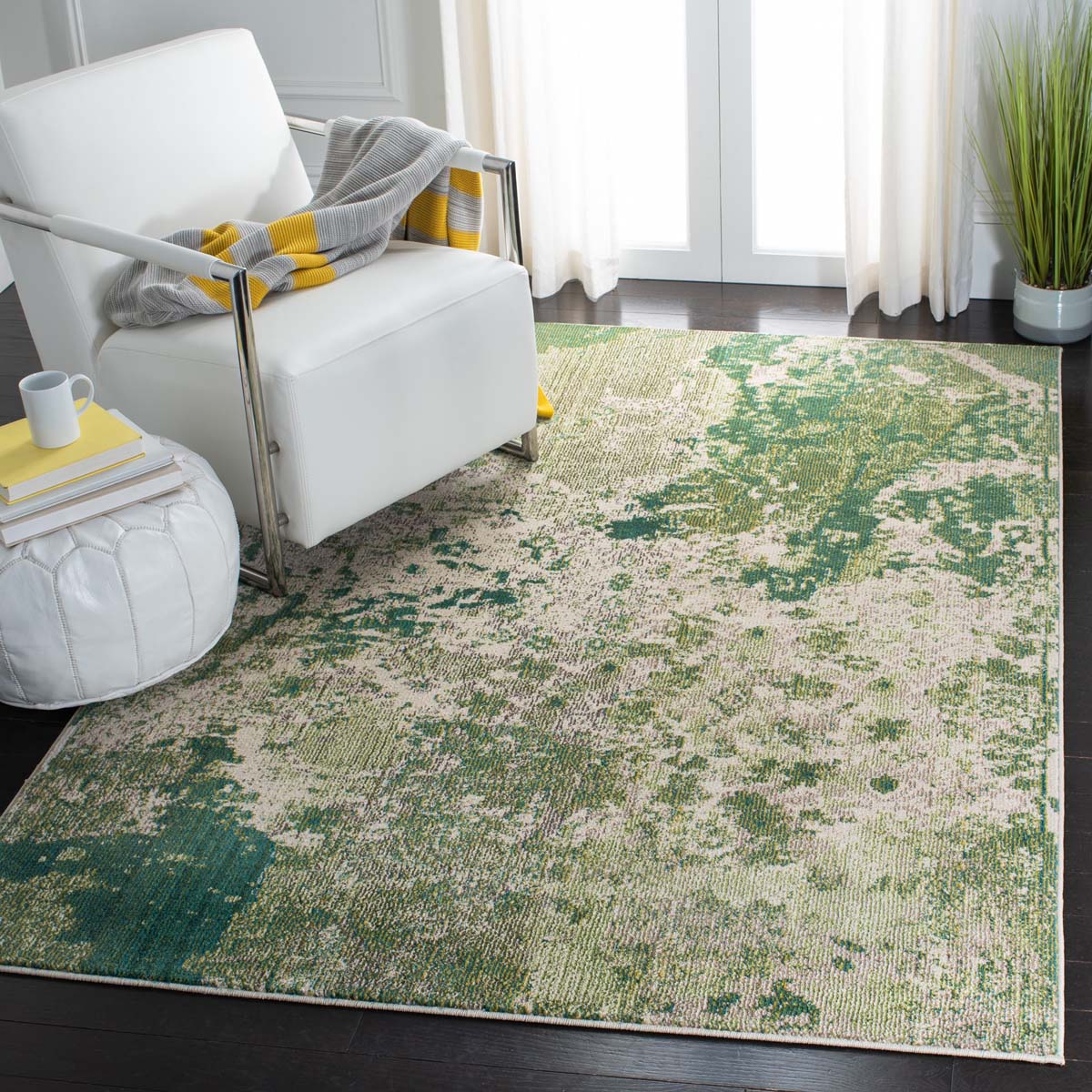 Safavieh Madison 499 Rug, MAD499 - GREEN / IVORY