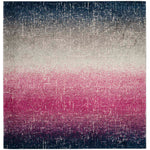Safavieh Madison 601 Rug, MAD601 - FUCHSIA / NAVY