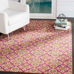 Safavieh Madison 605 Rug, MAD605 - FUCHSIA / GOLD