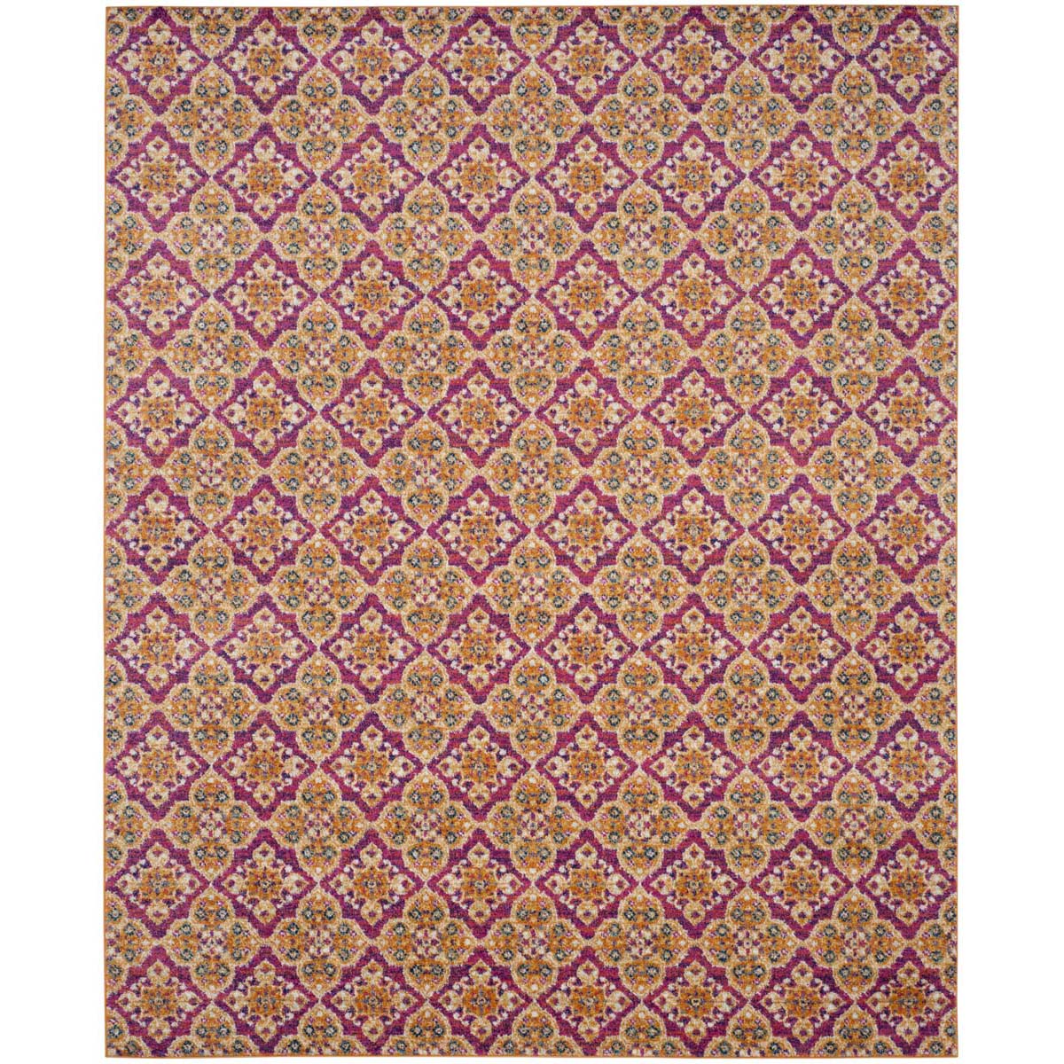 Safavieh Madison 605 Rug, MAD605 - FUCHSIA / GOLD