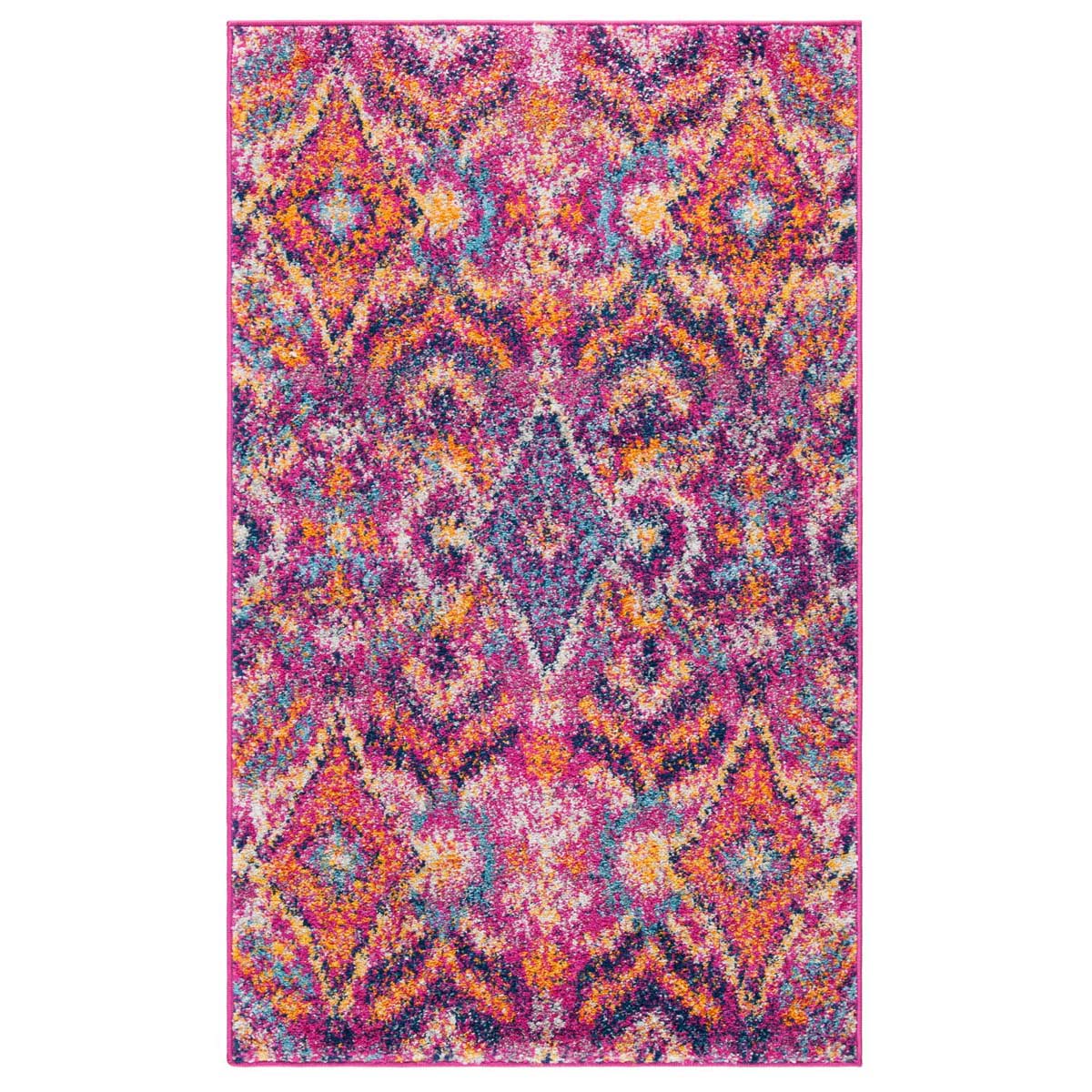 Safavieh Madison 610 Rug, MAD610 - FUCHSIA / MULTI