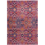 Safavieh Madison 610 Rug, MAD610 - FUCHSIA / MULTI