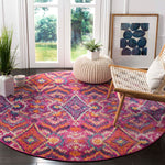 Safavieh Madison 610 Rug, MAD610 - FUCHSIA / MULTI