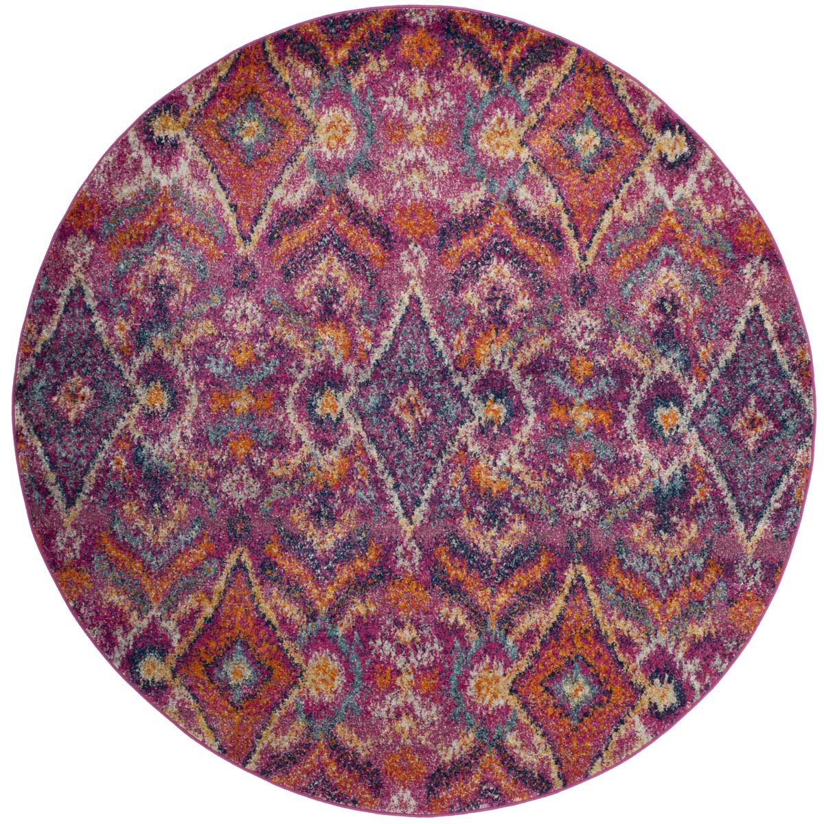 Safavieh Madison 610 Rug, MAD610 - FUCHSIA / MULTI