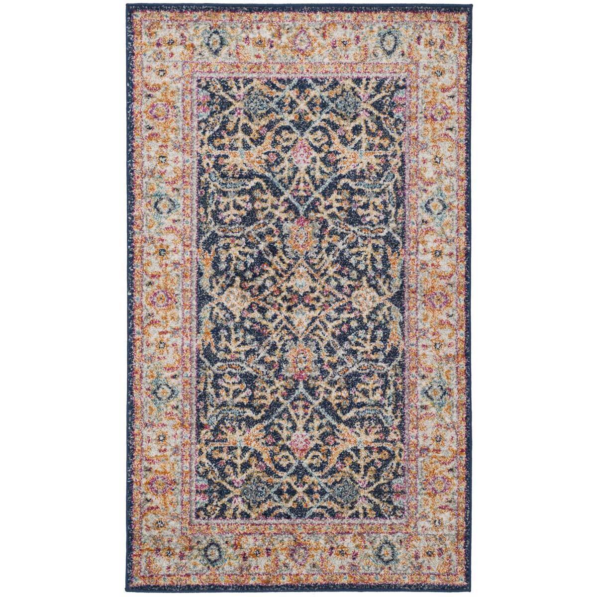 Safavieh Madison 612 Rug, MAD612 - NAVY / CREME