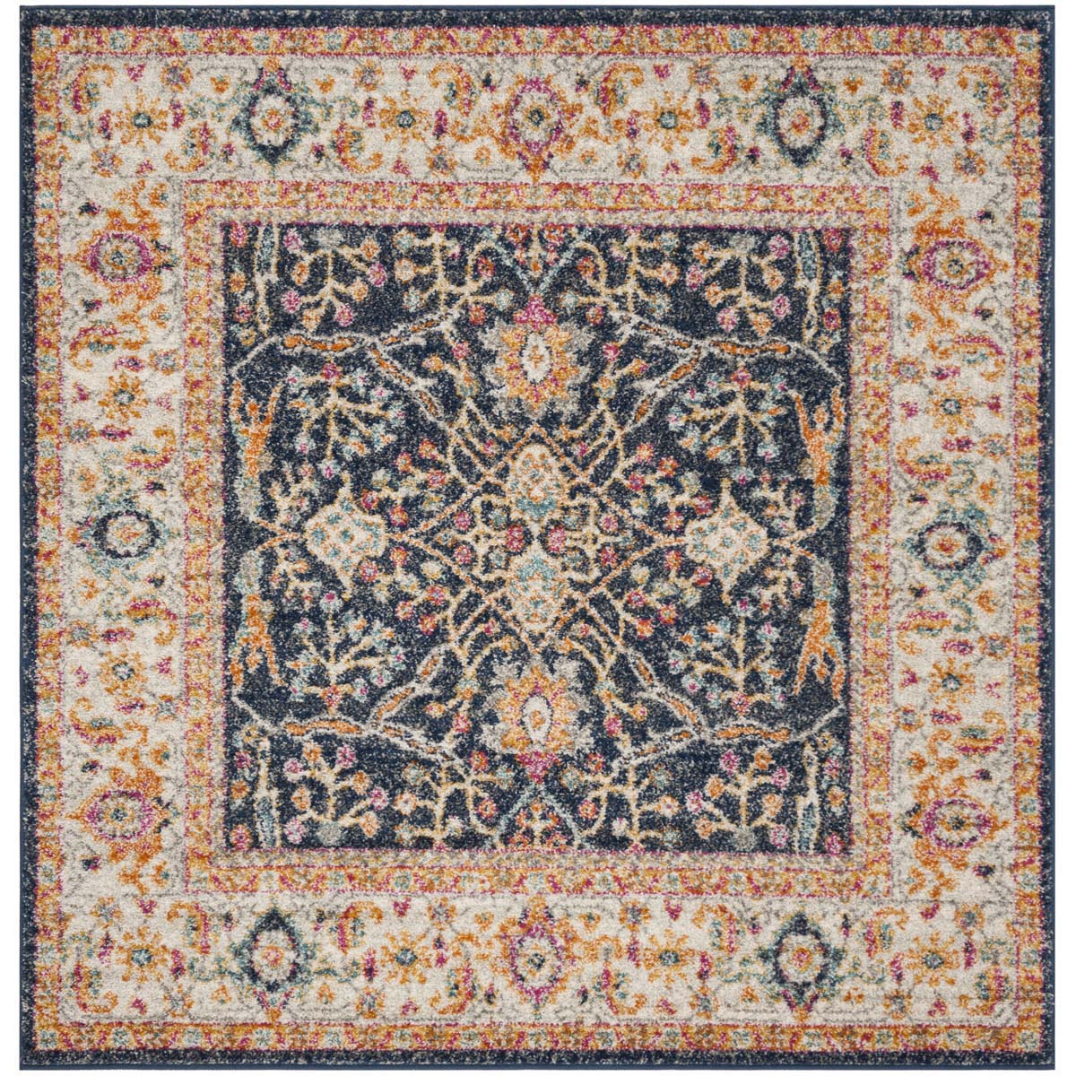 Safavieh Madison 612 Rug, MAD612 - NAVY / CREME