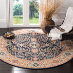 Safavieh Madison 612 Rug, MAD612 - NAVY / CREME