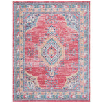 Safavieh Madison 658 Rug, MAD658 - ORANGE / LIGHT BLUE